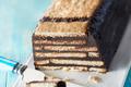 Gâteau au chocolat petits beurre/chocolat sans cuisson