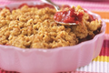 Crumble fraises rhubarbe