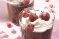 Chocolat viennois gourmand aux griottes