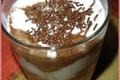 Verrines de mousses coco et chocolat