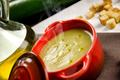 Velouté gourmand de courgettes