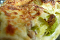 Gratin de chou farci parfumé à la menthe