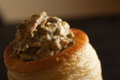 Vol-au-vent au poulet et champignons "Bombay"