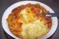 Gratin de choux fleurs et soupe de légumes