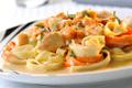 Pâtes au poulet et à la citrouille