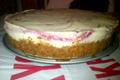 Cheesecake chocolat blanc et framboise