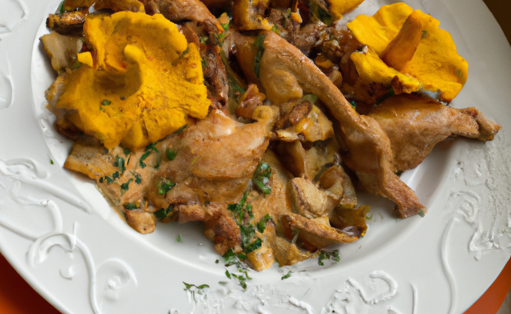 Recette Chapon aux chanterelles