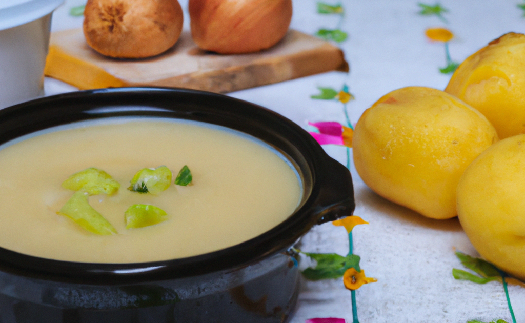 Velout de pommes de terre et poireaux pic