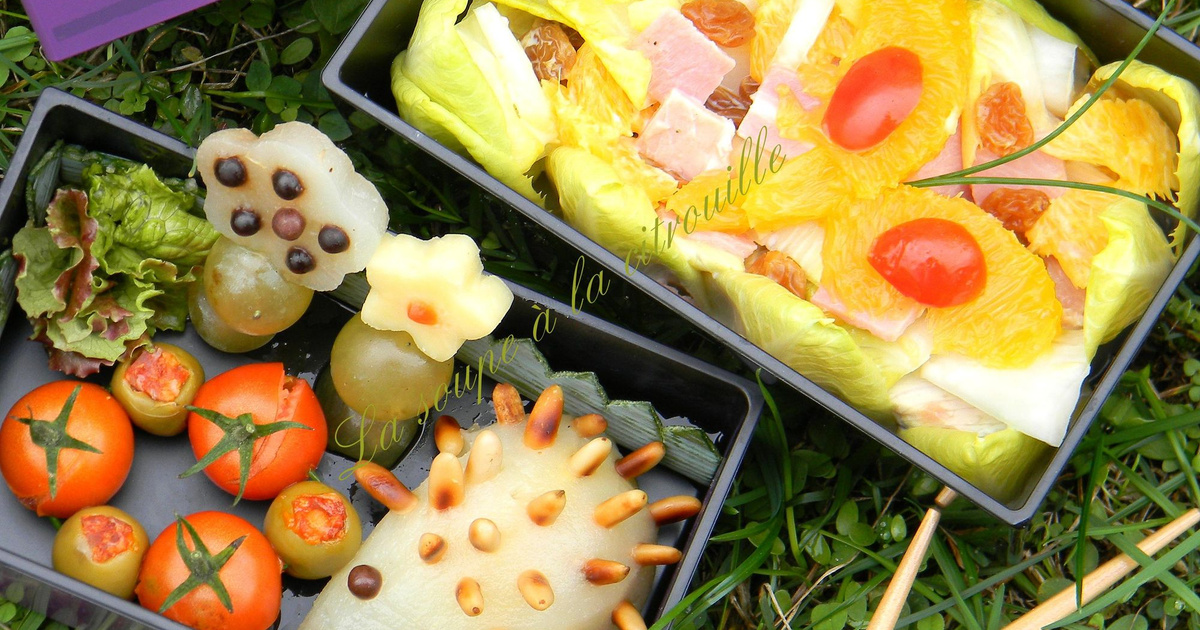 Recette Bento Petit hérisson au jardin - 750g.com