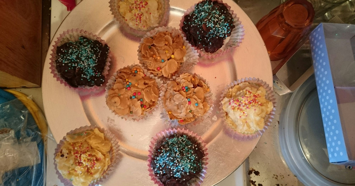Recette Rose des sables au chocolat blanc
