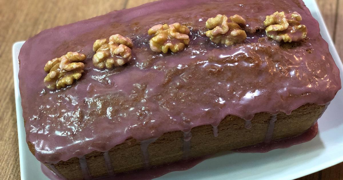 Recette Cake Parfume Au Vin Rouge Et Glacage Aux Noix En Video