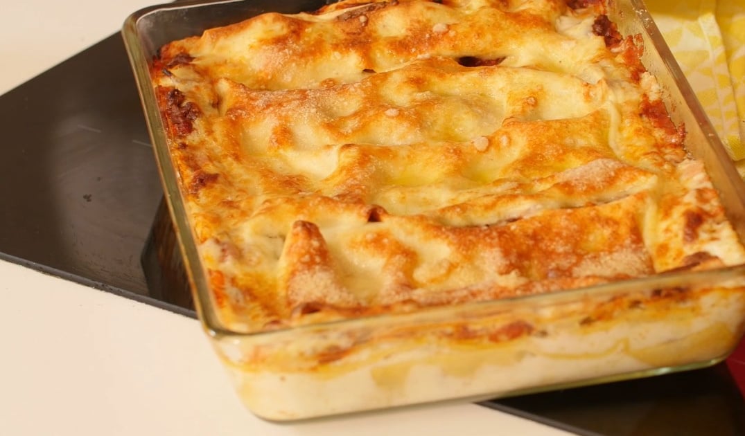 Recette Lasagne bolognaise au bœuf hâché et lardons