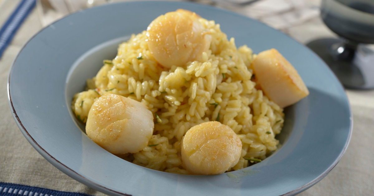Recette Risotto aux noix de Saint-Jacques - 750g.com