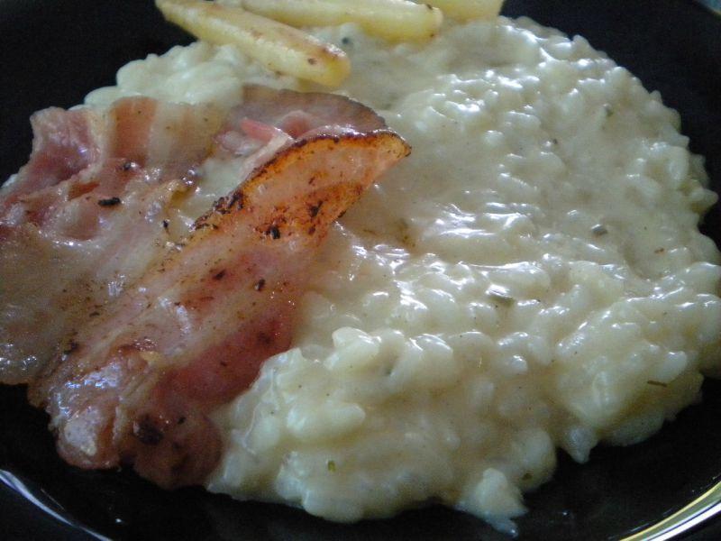 Recette Risotto Aux Asperges Et Lard Croustillant - 750g.com