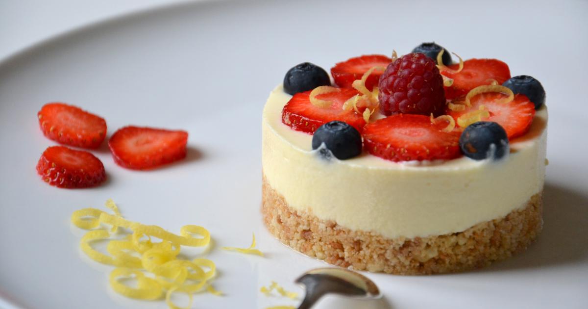 Recette Cheesecake Au Citron à La Bergamote Et Aux Fruits Rouges Sans Cuisson 