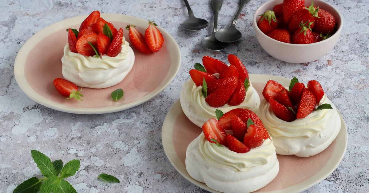 Recette Mini Pavlovas Aux Fraises Du Perigord Igp En Video