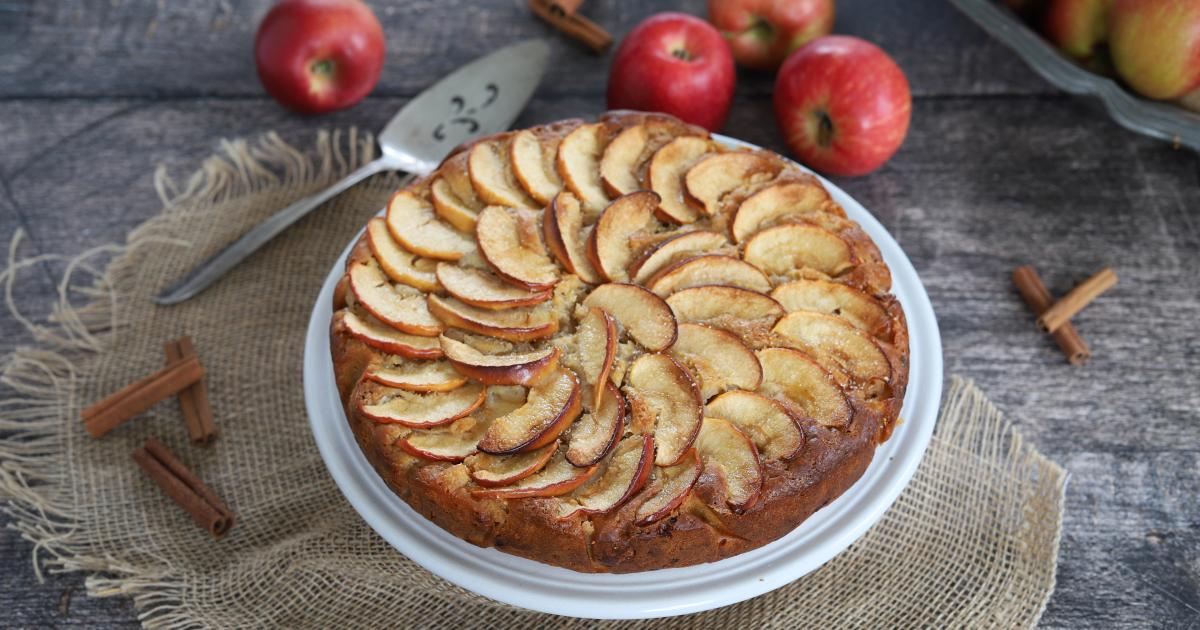 Recette G Teau Aux Pommes Et Yaourt Sans Oeufs Sans Beurre En Vid O G Com