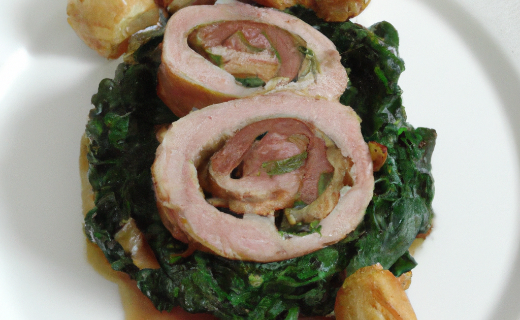 Recette Roulade de lapin aux épinards et foie gras