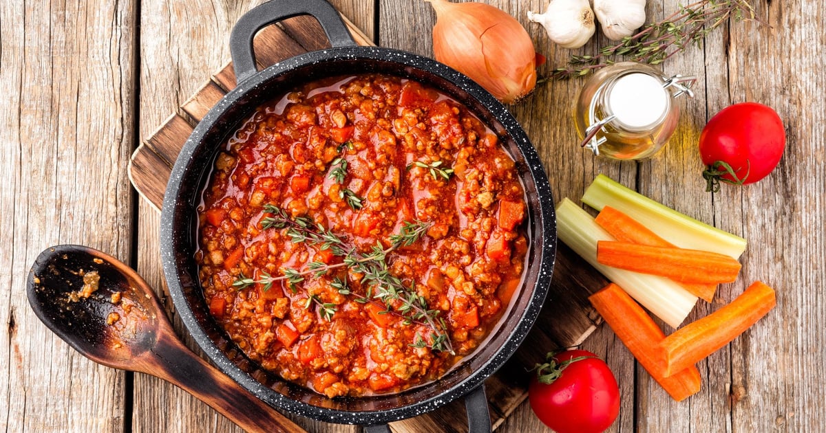 Recette Sauce bolognaise au Monsieur Cuisine