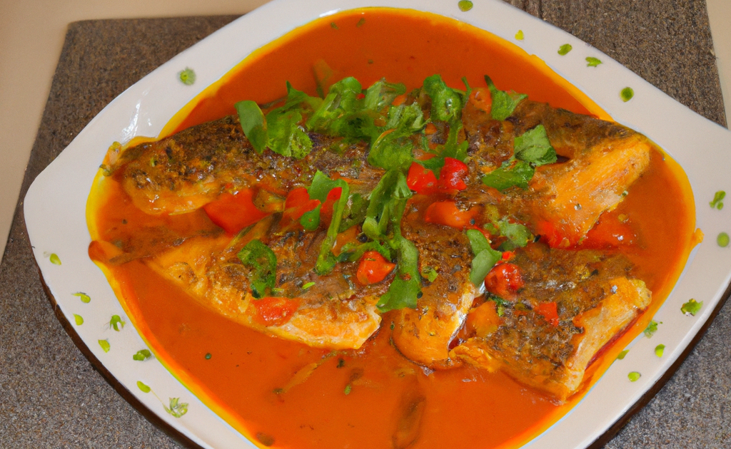 Recette Poisson cuit au bouillon de paprika