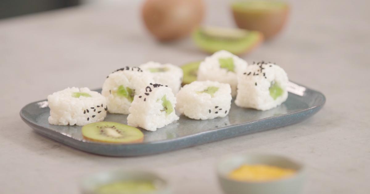 Recette Makis Sucr S Au Kiwi De Ladour Igp Et Lait De Coco G Com