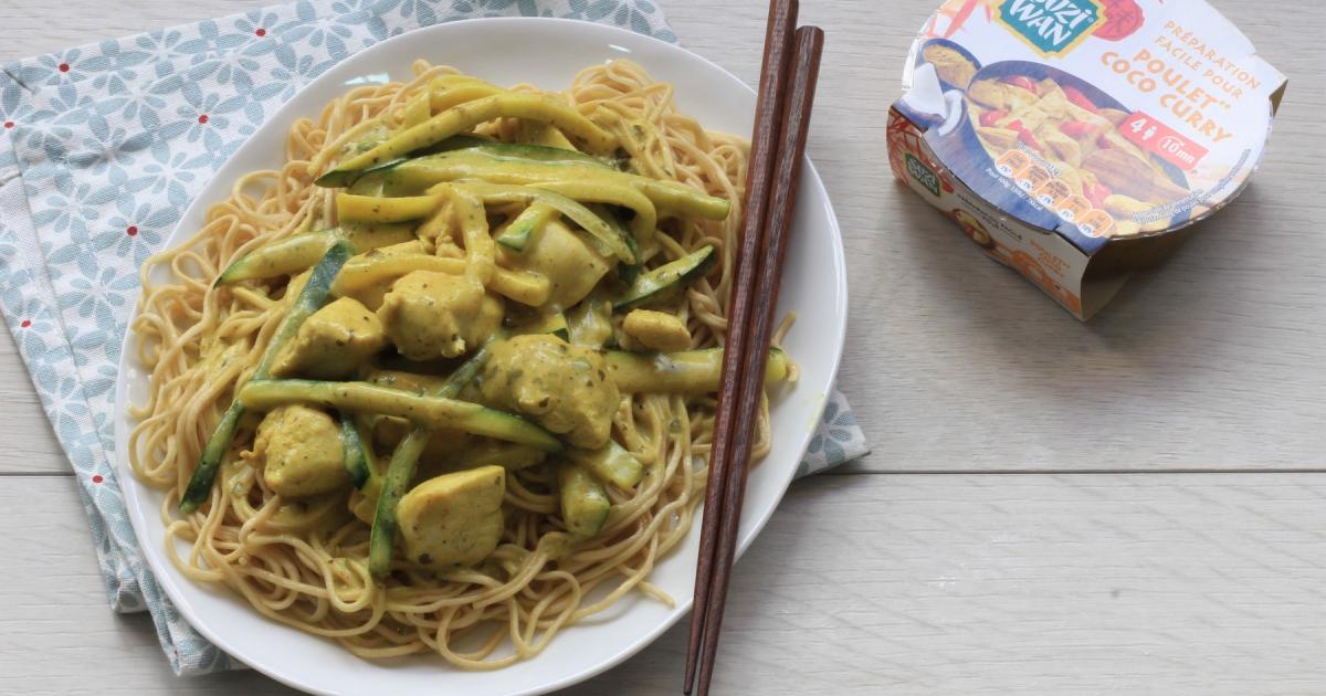 Recette Poulet Coco Curry Et Légumes Croquants - 750g.com