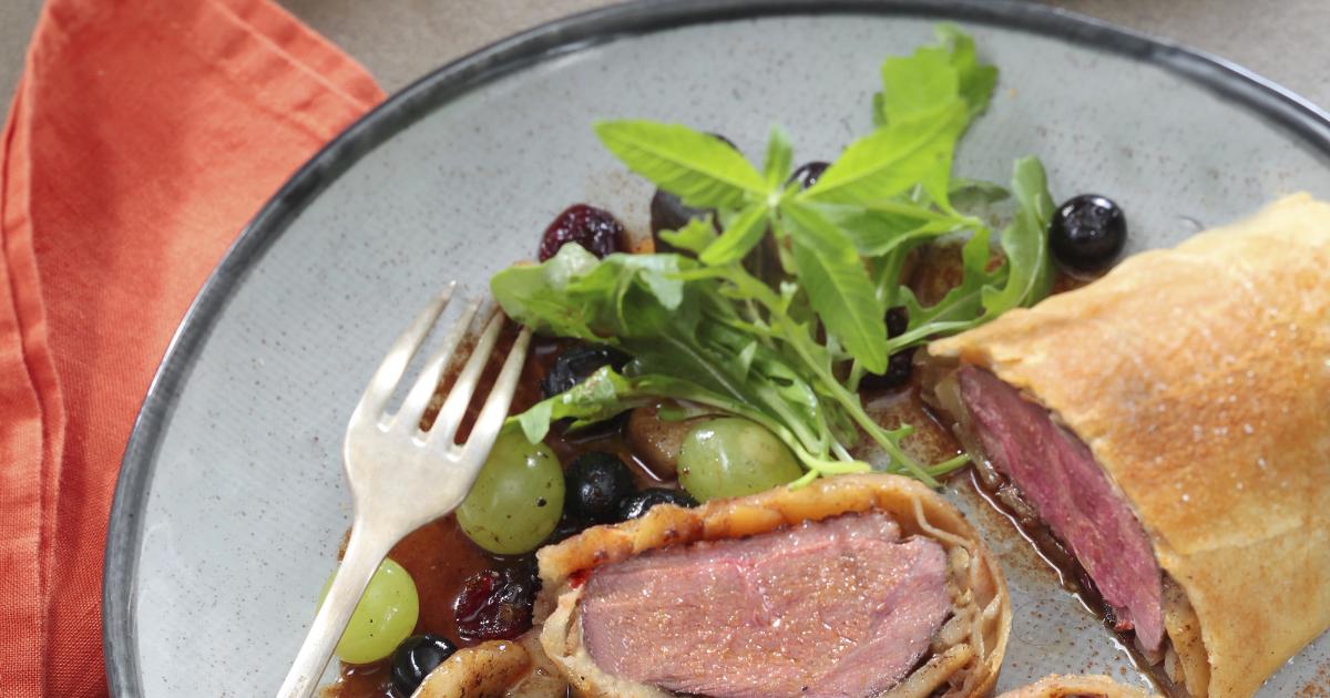 Magret De Canard En Feuilles De Brick Façon Pastilla