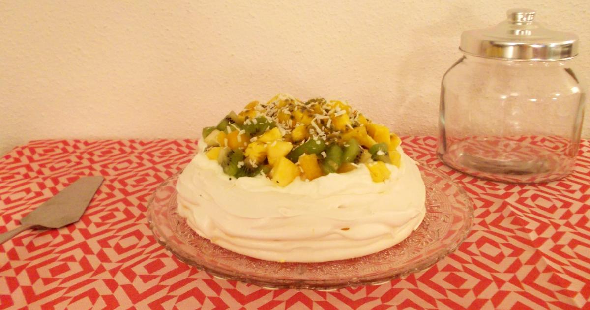 Recette - Pavlova Aux Fruits Exotiques En Vidéo - 750g.com