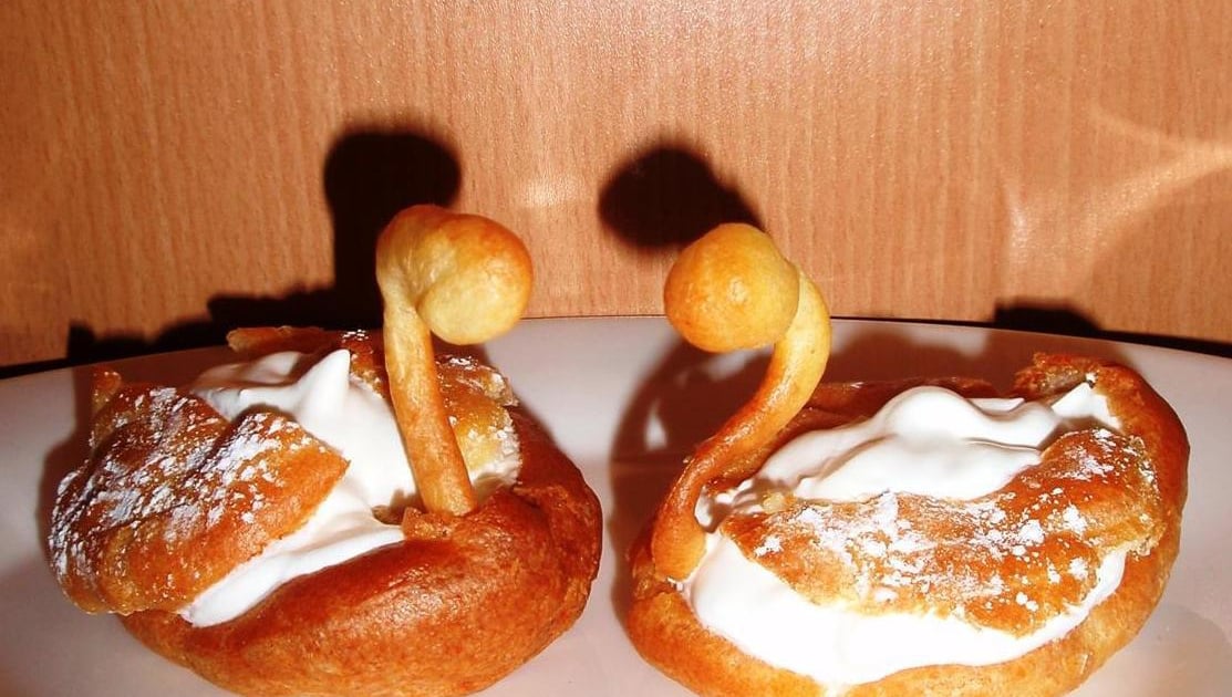 Recette Cygnes A La Chantilly En Pate A Choux P Herme En Video