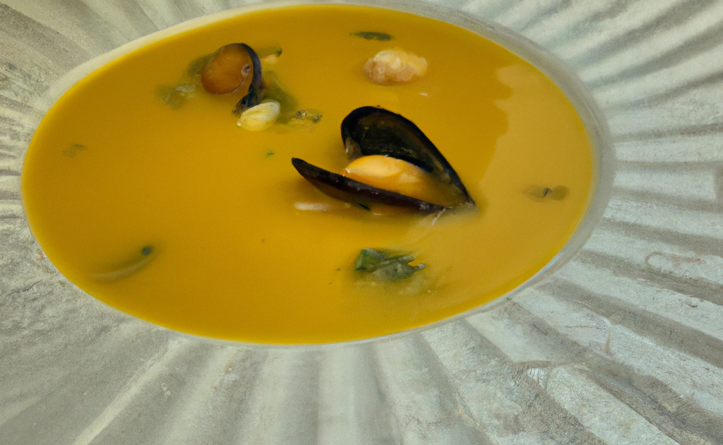 Soupe de moules orange et safran - Péché de gourmandise