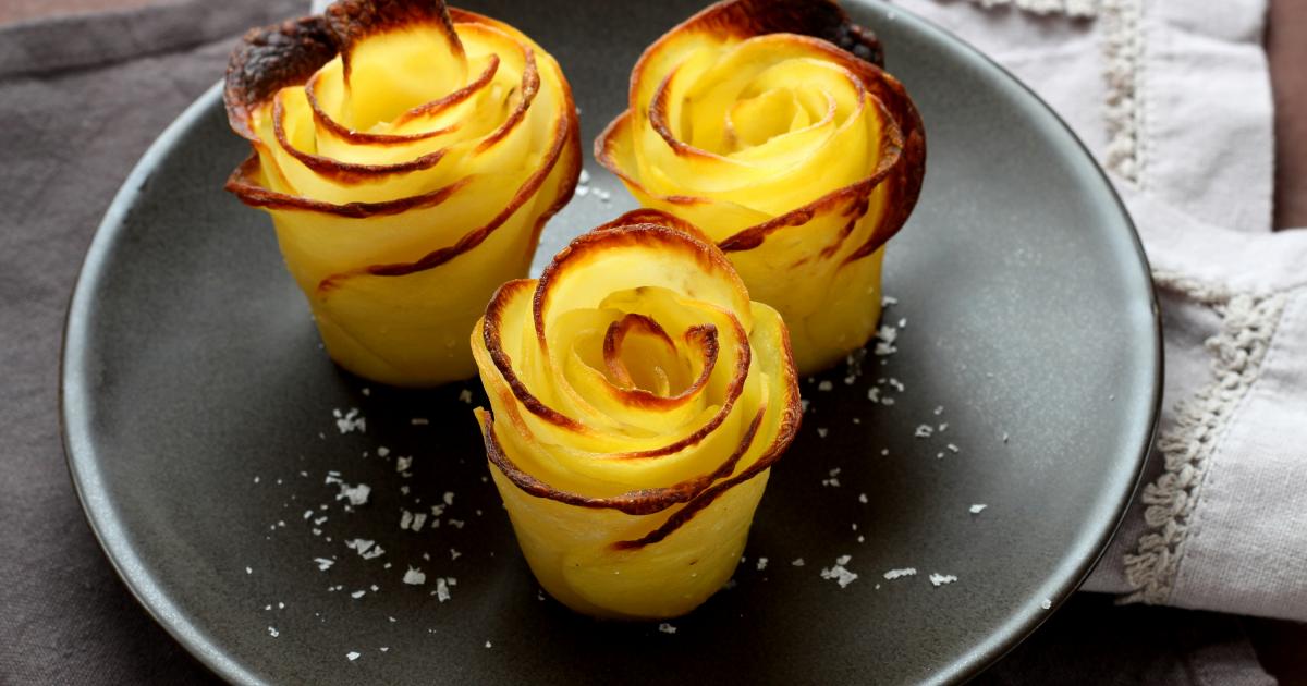 Comment faire des roses de pommes de terre ? 10 photos