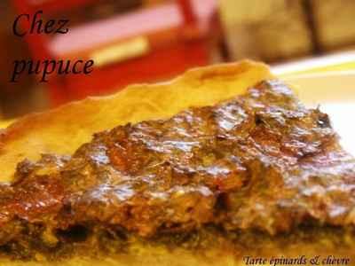 Recette Tarte épinards & chèvre - 750g.com