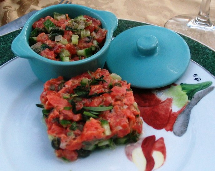 Recette Tartare de saumon classique - 750g.com