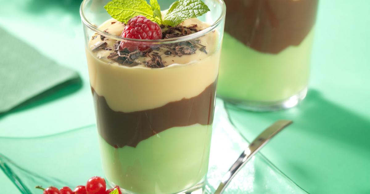 Verrines crème pistache (ou vanille) framboises - Recette Cookeo