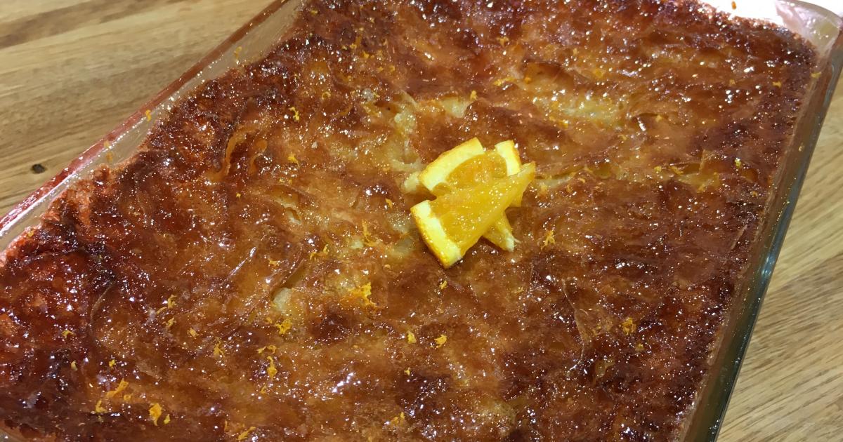 Recette Portokalopita Ou Le Gateau Grec A L Orange 750g