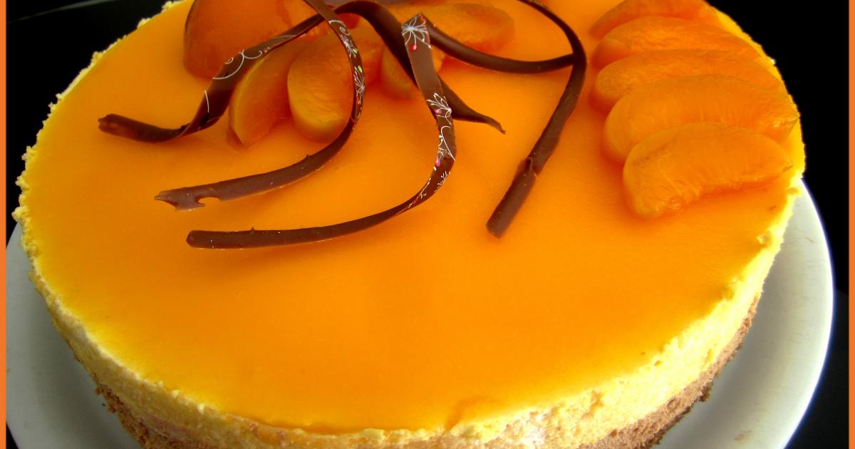 Entremet pêches et notes citronnées - Cuisine et patisserie