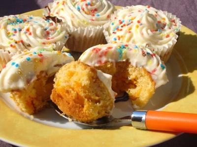 Caissettes à cupcakes - abricot