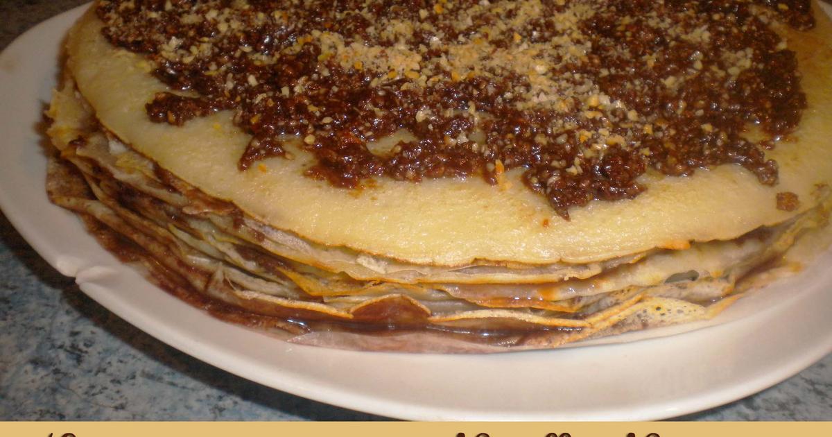 Recette Gateau De Crepes Au Nutella Et Noisettes 750g