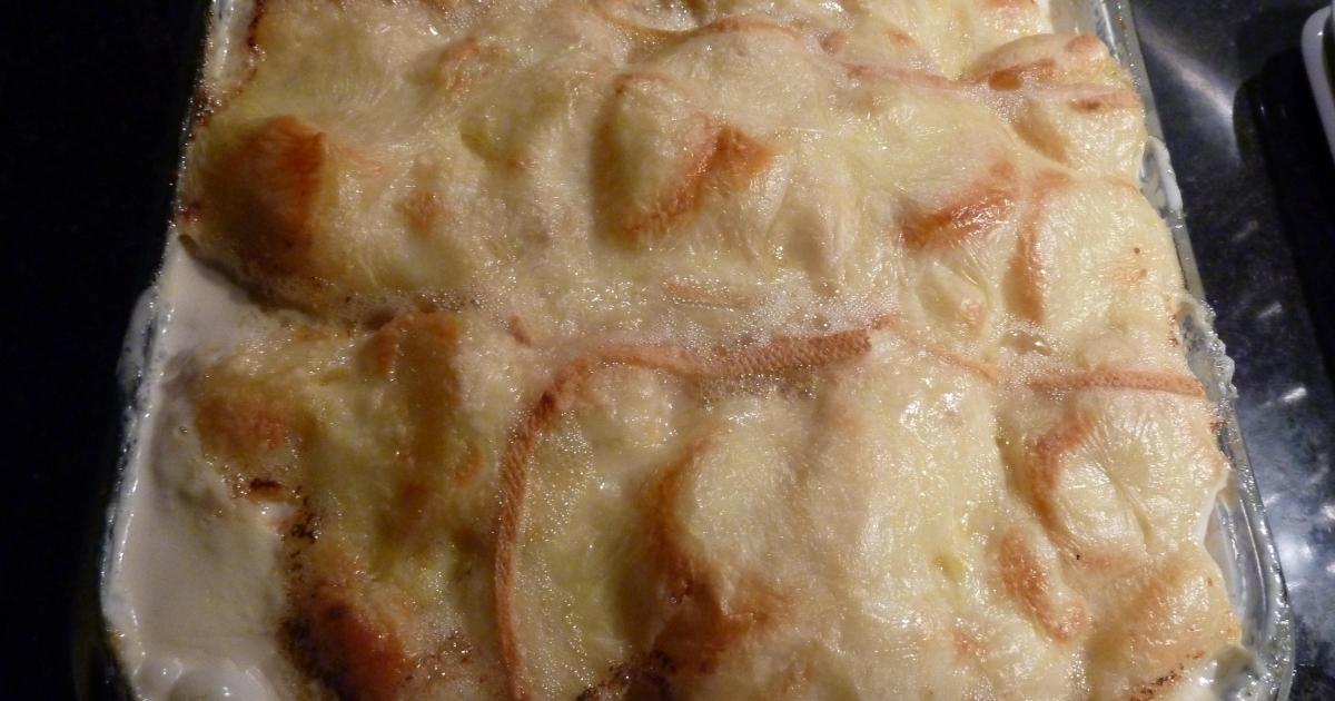 Recette Gratin De Pommes De Terre Oignons Jambon Et Raclette