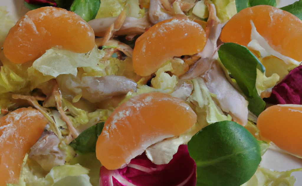 Recette Salade de poissons fumés, cœurs de palmier et clémentines