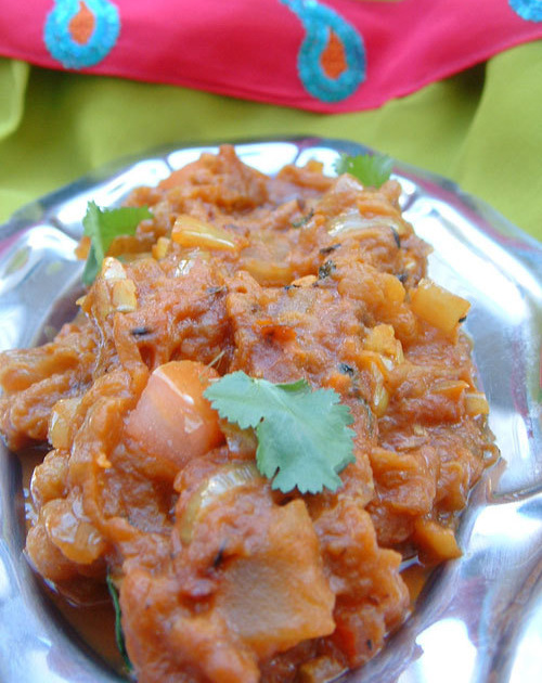 Recette Caviar d'aubergine indien