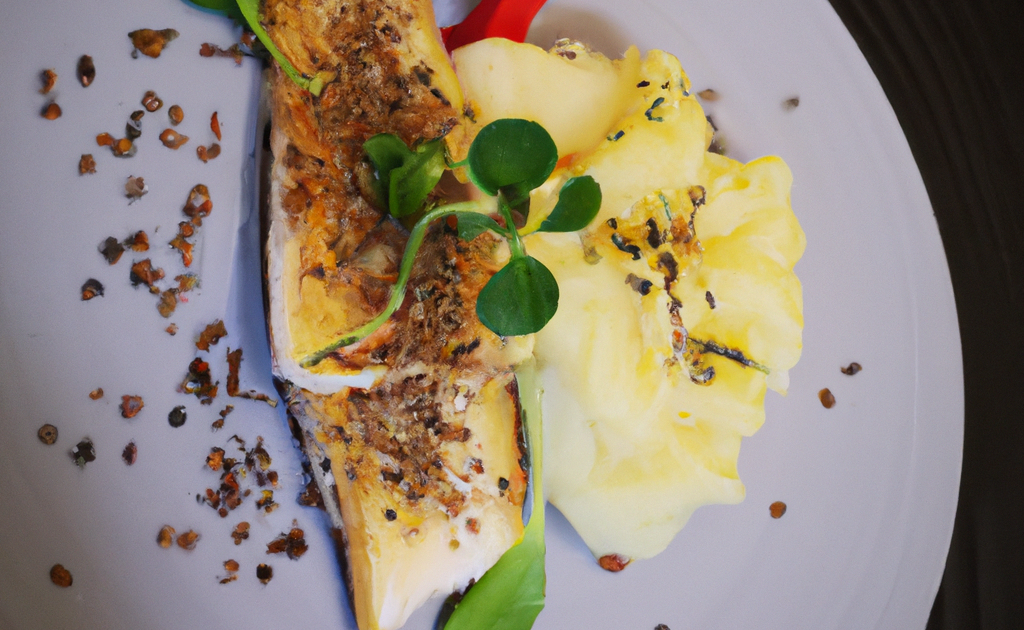 Recette Filet de rouget à l'huile de sésame et purée maison, céleri et