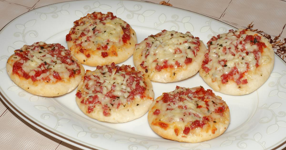 Recette Mini pizzas végétariennes - 750g.com