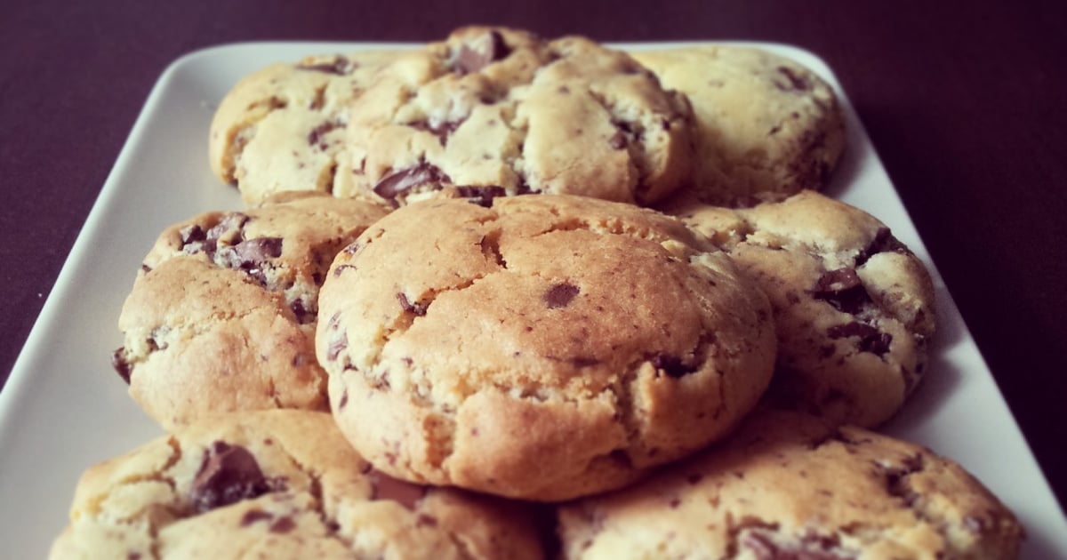 Recette Cookies made in USA aux chocolats coulants