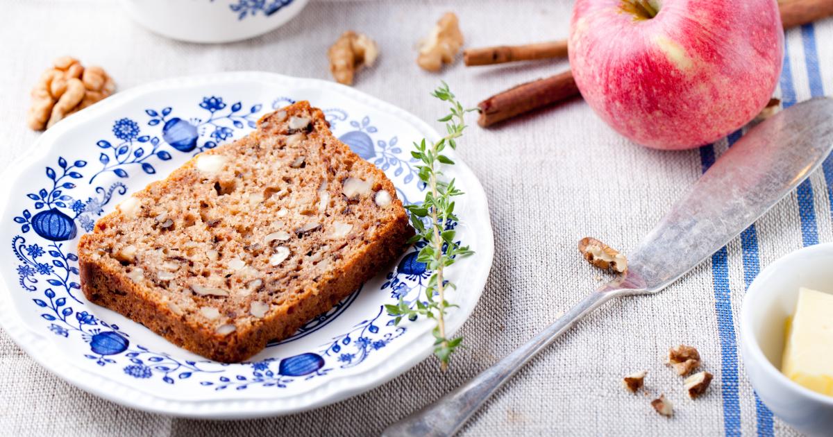 Recette Gateau Aux Pommes Noix Et Cannelle 750g