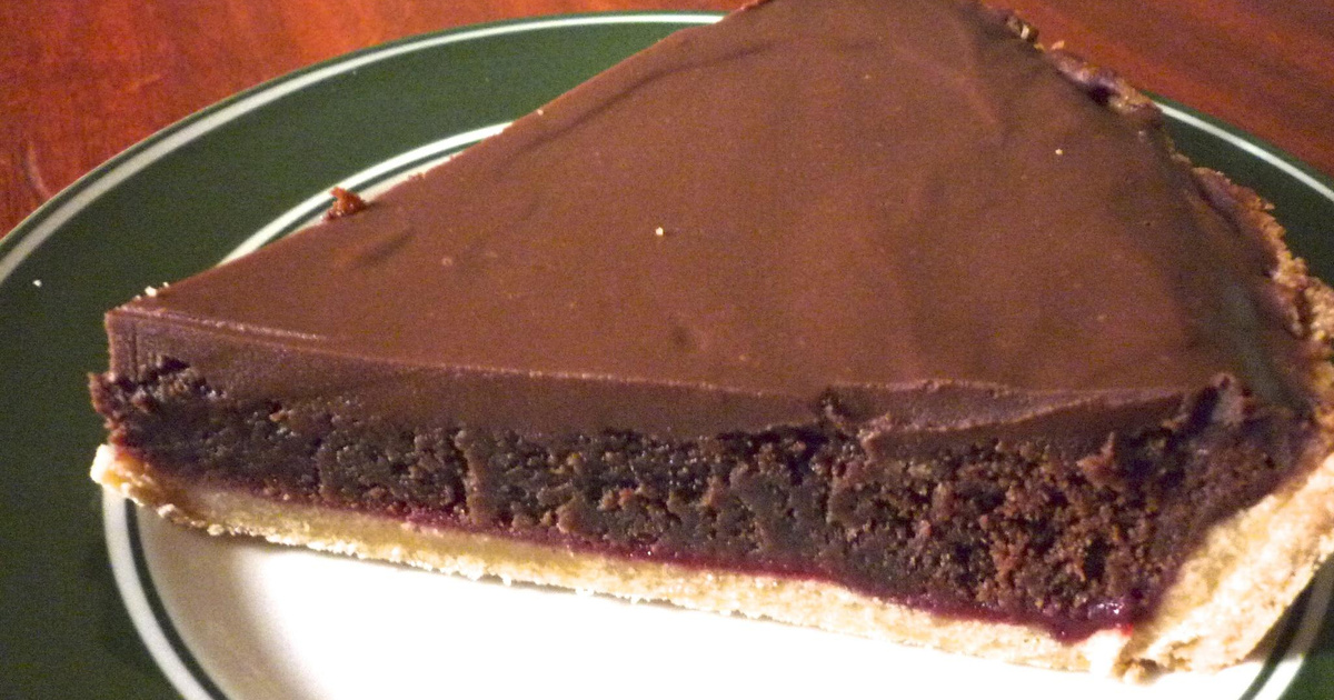 Recette Tarte Au Chocolat Et Coulis De Framboise En Video