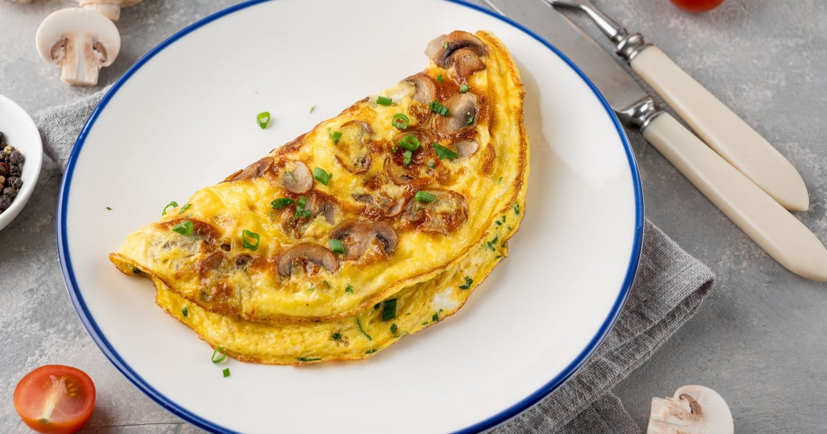 Recette Omelette au champignons de Paris - 750g.com