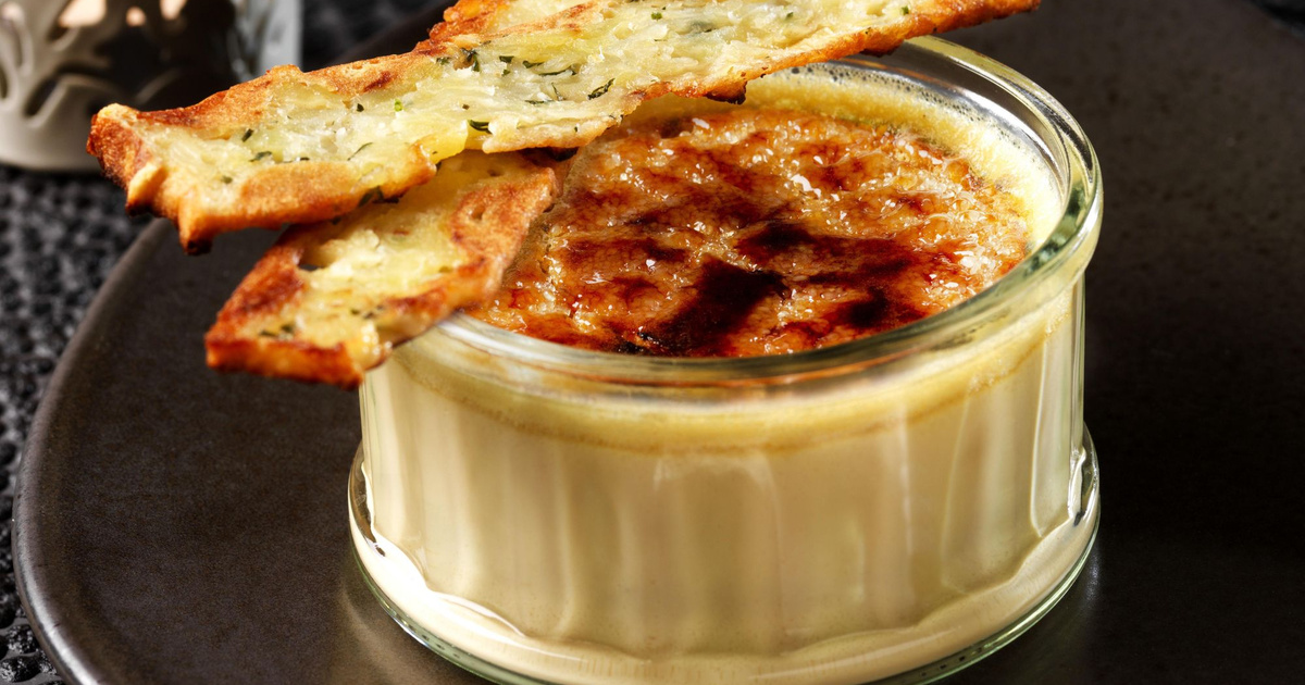 Recette Crème brûlée au foie gras facile et rapide - 750g.com