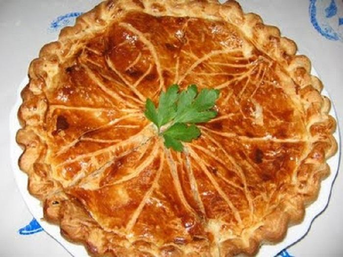 Recette - Tourte feuilletée de la mer  750g