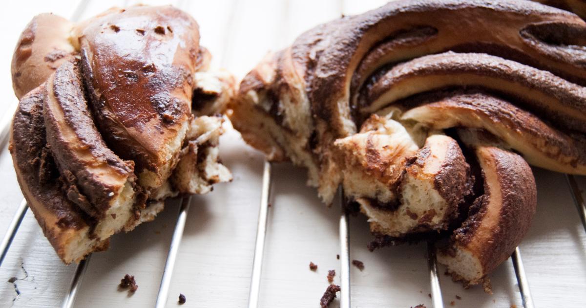 brioche tressee au chocolat brioche tressee au chocolat
